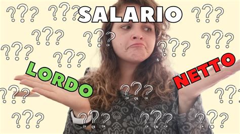 salario lordo netto.